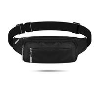 Bolsa de viaje casual para mujeres y niñas, bolsa de pecho a la moda, deportes al aire libre, senderismo, cinturón cruzado, riñonera para niños, Black, As picture shown
