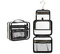 Bolsa de viaje colgante, bolsa de maquillaje para mujer, portátil, impermeable, pequeña bolsa de viaje para artículos de tocador, transparente, Viajar