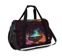 Bolsa de viaje colorida con signo mágico étnico para niñas, niños, mujeres y hombres, bolsa de fin de semana, bolsa de hombro para viajes, deportes, gimnasio