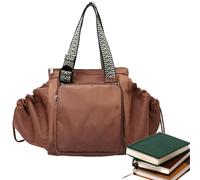 Bolsa de viaje con asas multicompartimento, mochila de gimnasio, cuna de almacenamiento para profesores, estudiantes, enfermeras, hermanas, amigos, Brown, Refer to description