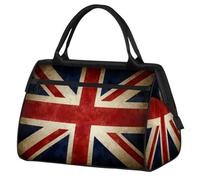 Bolsa de viaje con bandera de Gran Bretaña para mujeres y hombres, 24 L, bolsa de fin de semana con bandera del Reino Unido, bolsa deportiva para gimnasio, viajes, durante la noche, color, 24 L,