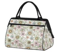 Bolsa de viaje con brújula y mapa de navegación para mujeres, hombres, niños y niñas, brújula, fin de semana, bolsas de noche de 24 L, bolsa de cabina para deportes, gimnasio, yoga, color, 24 L,