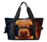 Bolsa de viaje con corazones de gatos, expandible, para fin de semana, impermeable, para deporte, gimnasio, hospital, Multicolor 10, Talla única, Bolsa de viaje