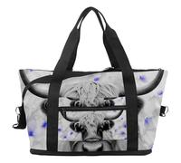 Bolsa de viaje con corazones de gatos, expandible, para fin de semana, impermeable, para deporte, gimnasio, hospital, Multicolor 12, Talla única, Bolsa de viaje