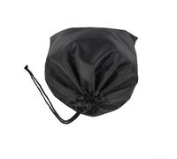Bolsa de viaje con cordón hecha de tela Oxford 210D impermeable con revestimiento plateado para proteger cosméticos, cuidado de la piel y pequeñas pertenencias personales (15 x 20 cm)