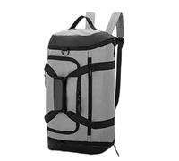 Bolsa de viaje con correa para el hombro, impermeable, con bolsillos húmedos, para gimnasio, deportes, entrenamiento, bolsa deportiva, gris