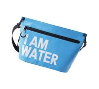 Bolsa de viaje con cremallera impermeable para esquí, bolsas portátiles de PVC para natación, rafting, kayak, río, senderismo, bolsa seca, azul claro, Talla única