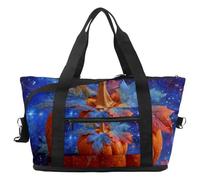 Bolsa de viaje con diseño de margaritas y corazones de amor, bolsa de fin de semana expandible, bolsa de noche, impermeable, para deporte, gimnasio, hospital, Multicolor 15, Talla única, Bolsa de