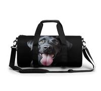 Bolsa de viaje con diseño de perro Labrador Retriever de color negro, Estilo:, 17.7in/9in/9in