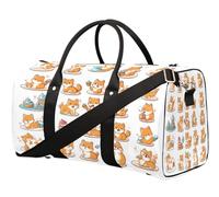 Bolsa de viaje con diseño de perros lindos para mujeres, hombres, niñas, niños, fin de semana, bolsa de noche de 22.7 L, bolsa de equipaje para deportes, gimnasio, yoga, color, 22.7L, Organizador de