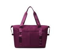 Bolsa de viaje con diseño de rombos enrejados, plegable, de gran tamaño, impermeable, con compartimento