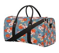 Bolsa de viaje con diseño floral vintage, bolsa de deporte con flores de acuarela, bolsa de gimnasio, bolsa plegable para fin de semana, bolsa de noche, bolsa de equipaje para mujeres y hombres, Flor