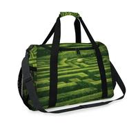 Bolsa de viaje con diseño geométrico de árbol de jardín, para niñas, niños, mujeres y hombres, bolsa de fin de semana, bolsa de hombro para viajes, deportes, gimnasio