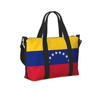 Bolsa de viaje con estampado de bandera de Venezuela, bolsa de mano para el hombro, bolsa de noche para yoga, gimnasio, viajes