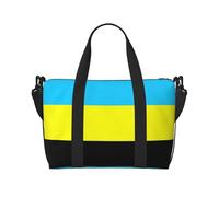 Bolsa de viaje con estampado de la bandera del Sultanato de Buronga, bolsa de equipaje de mano, bolsa de gimnasio, bolsa de fin de semana, color negro, talla única, Negro, One Size
