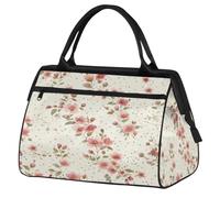 Bolsa de viaje con estampado floral de flores para mujeres, hombres, niños y niñas, bolsa de fin de semana, bolsa de viaje de 24 L para deportes, gimnasio, yoga, color, Big, Organizador de bolsas