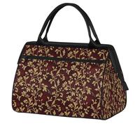 Bolsa de viaje con estampado floral de flores para mujeres, hombres, niños y niñas, bolsa de fin de semana, bolsa de viaje de 24 L para deportes, gimnasio, yoga, color, Big, Organizador de bolsas