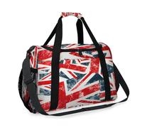 Bolsa de viaje con la bandera del Reino Unido para niñas, niños, mujeres, hombres, bandera del Reino Unido, bolsa de fin de semana, bolsa de hombro para viajes, deportes, gimnasio