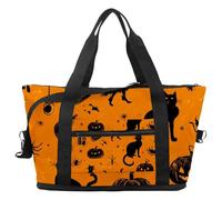 Bolsa de viaje con lazos, margaritas y corazones, bolsa expansible para fin de semana, bolsa de noche, impermeable, para deporte, gimnasio, hospital, Multicolor 4, Talla única, Bolsa de viaje