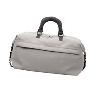 Bolsa de viaje con múltiples compartimentos, separación en seco y húmedo, práctica bolsa de hombro de tela Oxford para deportes al aire libre, bolsa de lona de gran capacidad, beige, Mass Beauty