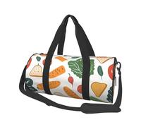 Bolsa de viaje con pan vegetal, bolsa de gimnasio para hombres y mujeres, bolsa de deporte para viajes de fin de semana, trabajo, camping