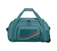 American Tourister City Racer - Maleta 55cm/50L - Ruedas, Compartimento Zapatos, múltiples Espacios - Impermeable, Funda Inteligente, Robusta - Azul (Gasolina)