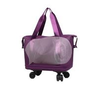 Bolsa de Viaje con Ruedas, maletín con Ruedas, Carrito de la Compra Grande, Juego Completo, Ligero y Resistente a los arañazos, con Ruedas giratorias de 360°, Compartimento Separado para Mojado y