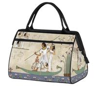 Bolsa de viaje con símbolo de Egipto para mujeres y hombres, 24 L, bolsa de fin de semana del Antiguo Egipto, bolsa deportiva para gimnasio, viajes, durante la noche, color, 24 L, Organizador de