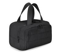 Bolsa de viaje cosmética 4 en 1 Puffy Multi-Functional Toiletry Bag for Women,Large Capacity Wide-Open Travel Cosmetic Bag,for Womentraveling, Essentials Toiletries, Negro