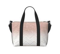 Bolsa de viaje cruzada de mano con bonito patrón brillante, bolsa de hombro único, bolsa de deporte y fitness, bolsa de equipaje de viaje