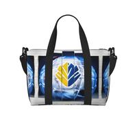Bolsa de viaje cruzada de mano con patrón artístico de hockey sobre hielo, bolso de un solo hombro, bolsa de deporte y fitness, bolsa de fin de semana, bolsa de noche, negro, talla única, Negro, One