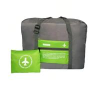 Bolsa de viaje de 30 litros, tela Oxford resistente al agua, equipaje plegable, bolsa ligera para vuelos y escapadas de fin de semana, Green, Viajes