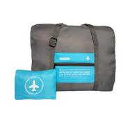 Bolsa de viaje de 30 litros, tela Oxford resistente al agua, equipaje plegable, bolsa ligera para vuelos y escapadas de fin de semana, Blue, Viajes