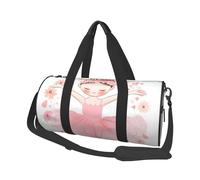 Bolsa de viaje de ballet para niñas, bolsa de gimnasio con flores de bailarina para hombres y mujeres, bolsa deportiva para viajes de fin de semana, trabajo, camping
