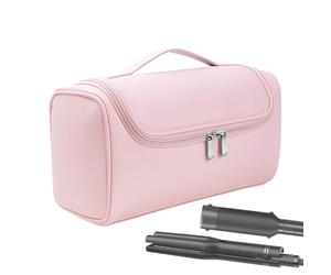 Bolsa de viaje de belleza, portátil resistente al calor, organizador de herramientas de peinado, bolsa de viaje portátil para rizador, secadora de plancha, organización del hogar para mujeres, salón