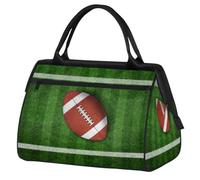 Bolsa de viaje de campo de fútbol americano para mujeres, hombres, niños y niñas, bolsa de deporte de fin de semana, bolsas de 24 L para deportes, gimnasio, yoga, color, 24 L, Organizador de bolsas