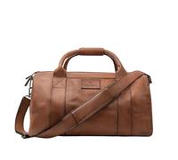 Bolsa de viaje de cuero de primera calidad, bolsa de viaje, equipaje de mano y gimnasio, bolso de mano de cuero de grano completo para fin de semana para hombre, Vintage, L, Bolsa de lona de cuero