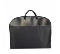 Bolsa de Viaje de Cuero for Ropa, Impermeable, a Prueba de Polvo, Plegable, for Colgar Ropa, Funda for Guardar Trajes con Cremallera