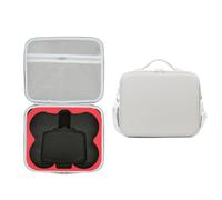 Bolsa de viaje de cuero PU para DJI Avata 360 con diseño impermeable - Estuche de transporte compacto para protección durante el movimiento (gris)