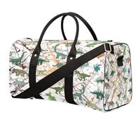 Bolsa de viaje de dinosaurio de mármol con textura para mujeres, hombres, niñas, niños, diseños de mármol, bolsas de fin de semana, bolsas de noche de 22.7 L, bolsa de equipaje de cabina para