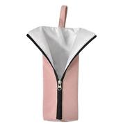 Bolsa de viaje de doble capa - Funda resistente al calor | Bolsa a prueba de polvo para rizador para estación de maquillaje RV Baño Vanity Table Home Travel Hairstylist, Rosa, Fare riferimento alla