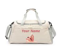 Bolsa de Viaje de Equipaje Personalizada Bolsa de Equipaje Personalizada con Bolsillos húmedos y Secos, Bolsa de Deporte con Nombre de Foto Impreso, Bolsa de Baile Personalizada