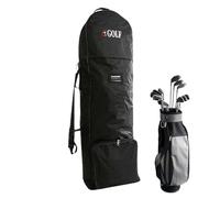 Bolsa De Viaje De Golf | Golf Club Storage Travel Protector Cubierta con Correa Ajustable Bolsa De Vuelo Con Ruedas Para Aviones De Transporte De Metro