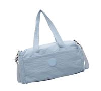 Bolsa de viaje de gran capacidad con compartimento para zapatos, equipaje, deportes, durante la noche, fin de semana, fitness, viajes, gimnasio, entrenamiento, con compartimento para zapatos, Blue