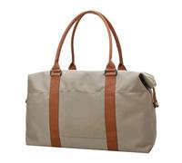 Bolsa de viaje de gran capacidad para hombre, equipaje de mano, bolsas de viaje de fin de semana, bolsas de viaje multifuncionales para yoga, Un solo color, Khaki large