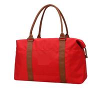 Bolsa de viaje de gran capacidad para hombre, equipaje de mano, bolsas de viaje de fin de semana, bolsas de viaje multifuncionales para yoga, Un solo color, Red large