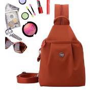 Bolsa de viaje de hombro - Bolso antirrobo, correa de gran capacidad, elegante y versátil bolso de almacenamiento de seguridad, estilo de viaje universitario, ligero, solución de transporte para