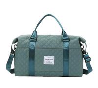 Bolsa de viaje de la bocanada, Bolsa de Gimnasio de Viaje - Viaje Duffel a prueba de agua Hizo de este Deporte Duffel es resistente a la abrasión y ligero, y es Un bolso de transporte, Verde, Se