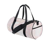 Bolsa de viaje de lujo con textura de mármol de oro rosa para llevar durante la noche, bolsa de mano y equipaje, resistente al agua