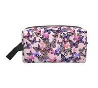 Bolsa de viaje de mariposa, bolsa de aseo grande, bolsa de cosméticos, estuche de lápices, organizador multifunción, bolsa de almacenamiento, mariposa 4